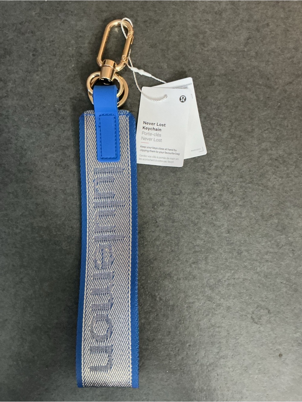 Lululemon never lost Keychain